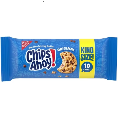 Chips Ahoy! King Size Original Chocolate Chip Cookies - 3.75oz