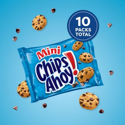 Chips Ahoy! Mini Original Chocolate Chip Cookies Snack Pack - 10oz/10ct