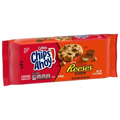 Chips Ahoy! Chewy Chocolate Chip Cookies With Reese's Peanut Butter Cups - 9.5oz