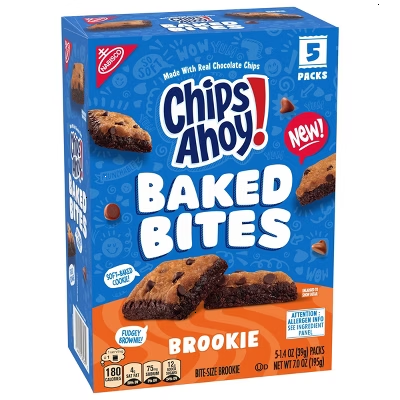 Chips Ahoy! Baked Bites Brookie Snack Packs - 7oz/5ct