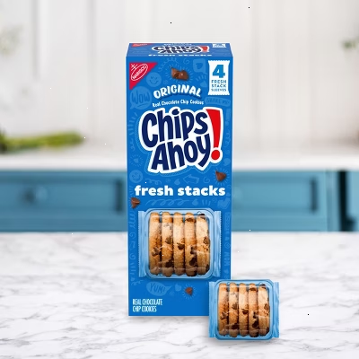 Chips Ahoy! Fresh Stacks Original Chocolate Chip Cookies Travel Snacks - 7.65oz