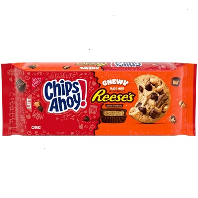 Chips Ahoy! Chewy Chocolate Chip Cookies With Reese's Peanut Butter Cups - 9.5oz