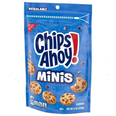 Chips Ahoy! Mini Original Fudgy Chocolate Chip Cookies - 8oz