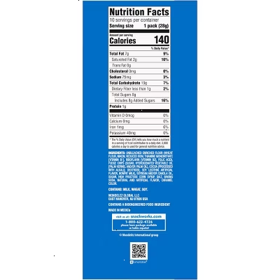 Chips Ahoy! Mini Original Chocolate Chip Cookies Snack Pack - 10oz/10ct