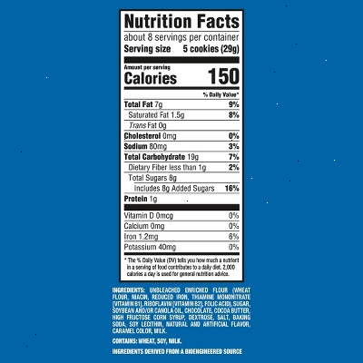 Chips Ahoy! Mini Original Fudgy Chocolate Chip Cookies - 8oz