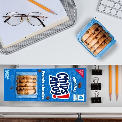 Chips Ahoy! Fresh Stacks Original Chocolate Chip Cookies Travel Snacks - 7.65oz