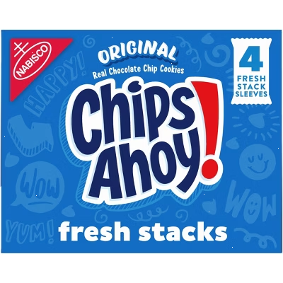 Chips Ahoy! Fresh Stacks Original Chocolate Chip Cookies Travel Snacks - 7.65oz