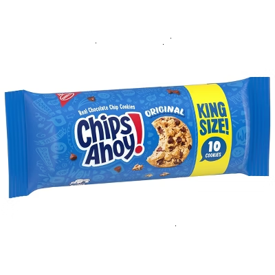 Chips Ahoy! King Size Original Chocolate Chip Cookies - 3.75oz