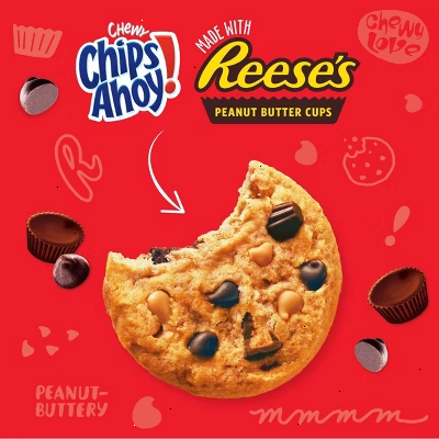 Chips Ahoy! Chewy Chocolate Chip Cookies With Reese's Peanut Butter Cups - 9.5oz